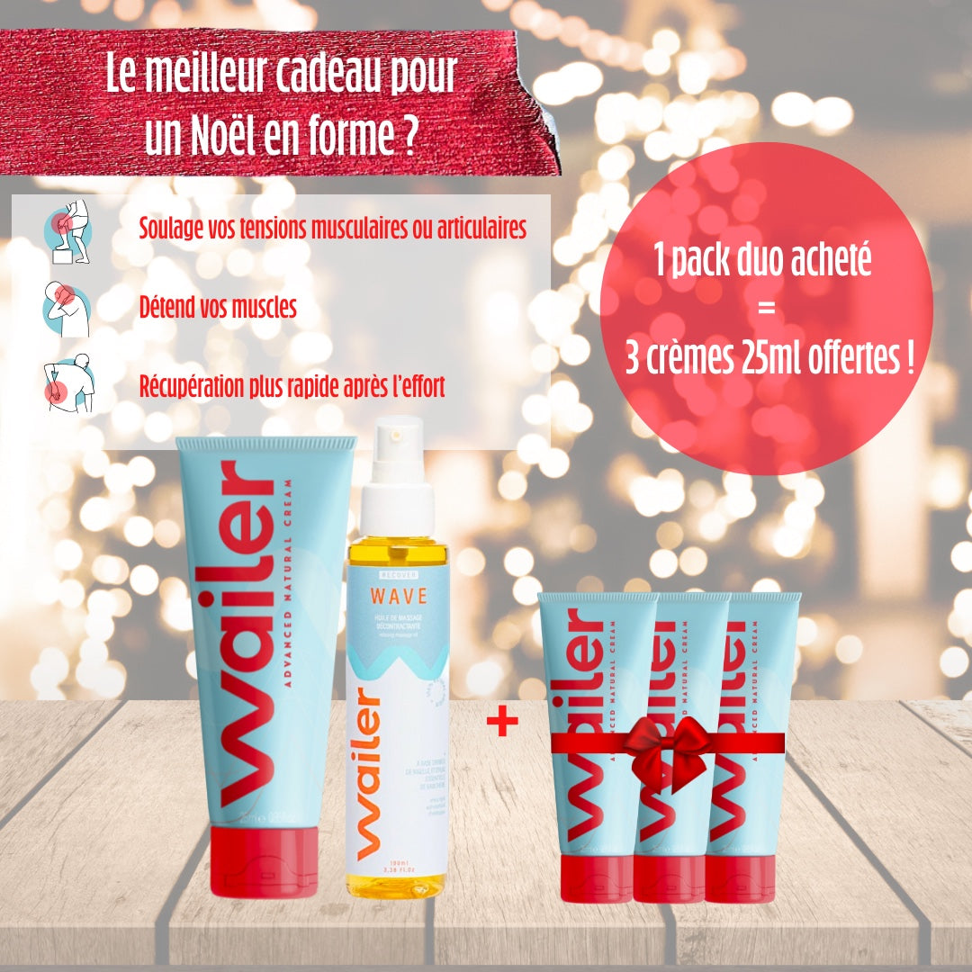 OFFRE DE NOEL : 1 Duo récupération acheté = 3 crèmes de récupération 25 mL offertes !